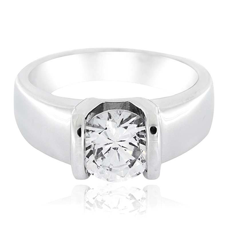 Anello Solitario V 2 carati 2