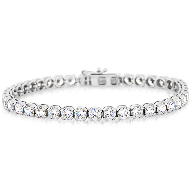 Bracciale Tennis Piramide Diamante 4mm 1