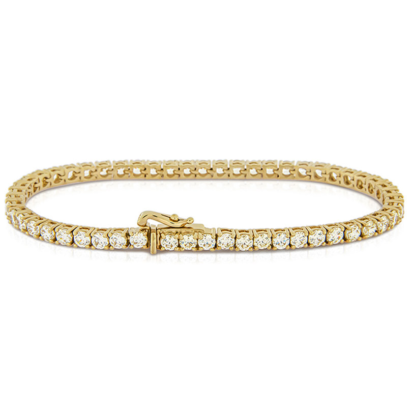 Bracciale Tennis Fancy Giallo 3mm 1