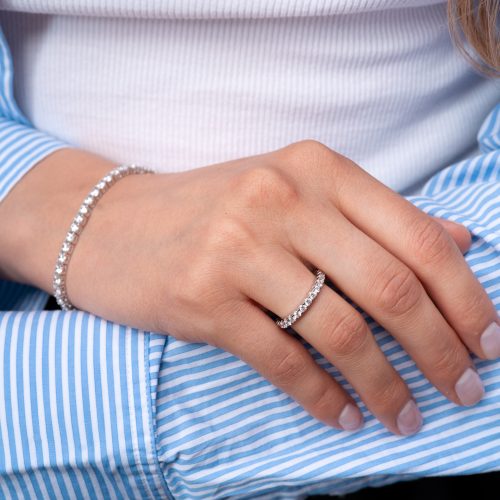 Anello Eternity Diamante 2,5mm A