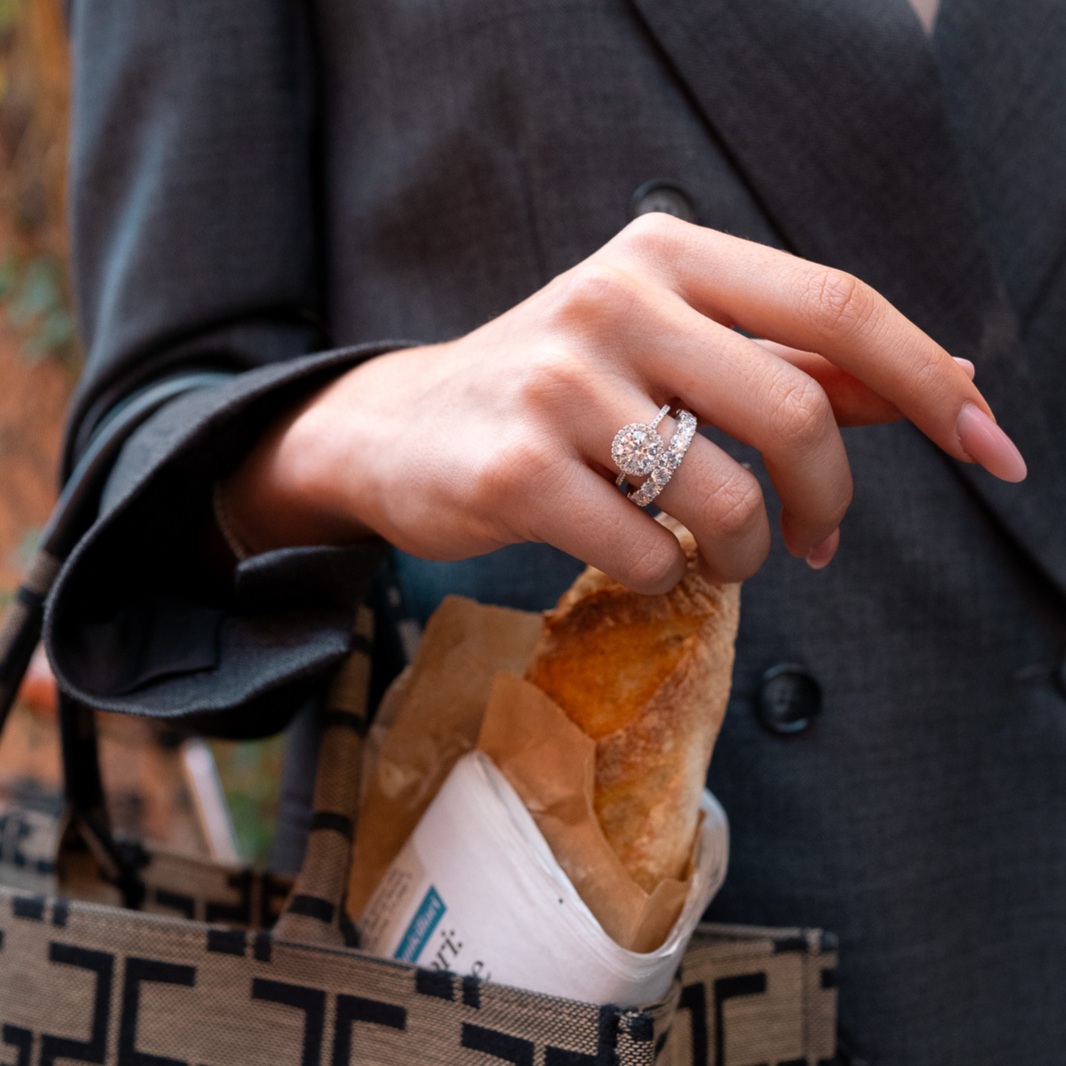 Anello Eternity Diamante 4mm B