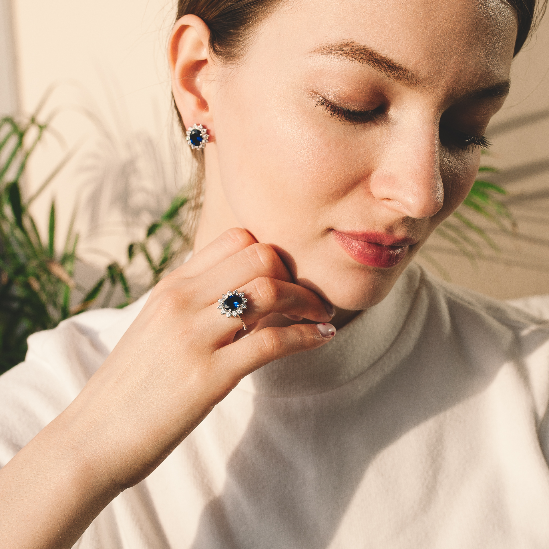 Anello Kate Zaffiro Ceylon B