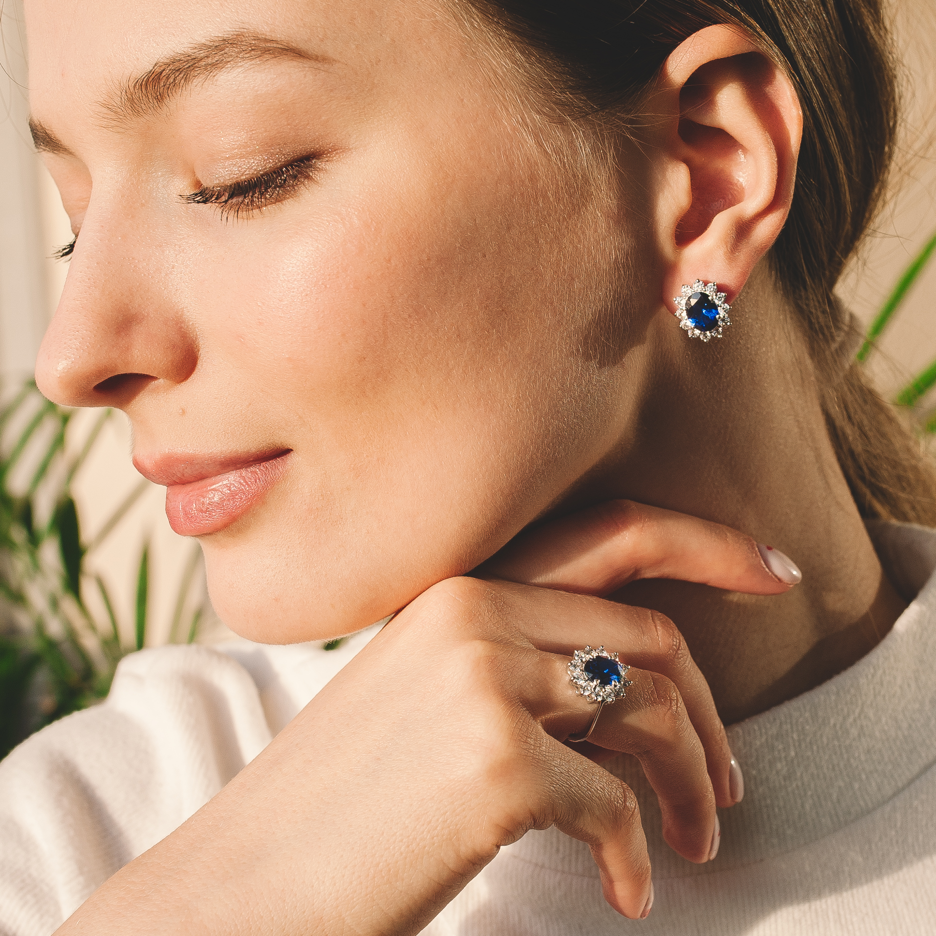 Anello Kate Zaffiro Ceylon A