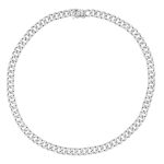 Collana Groumette Pavè 7mm 1
