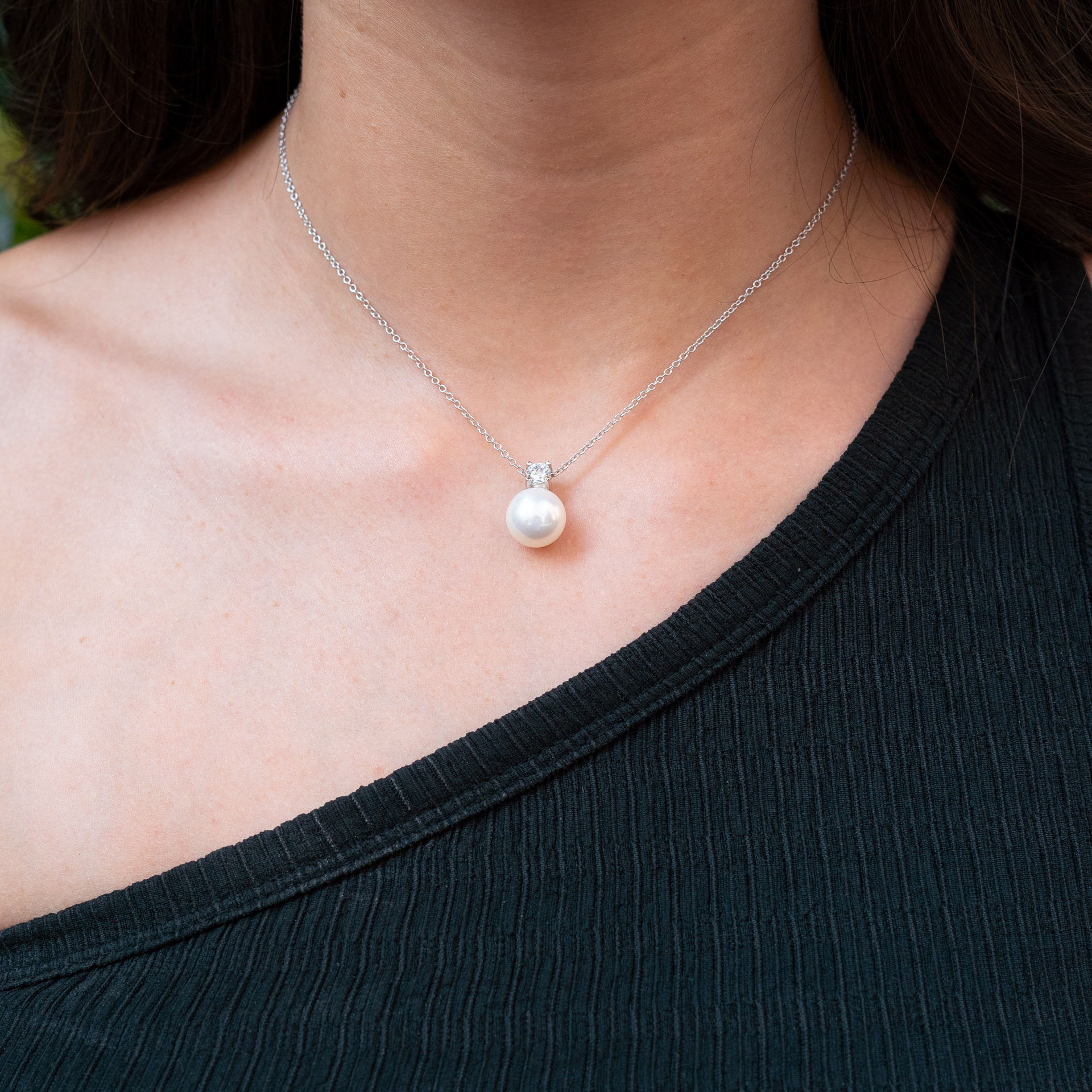 Girocollo Punto Luce Perla 12mm A