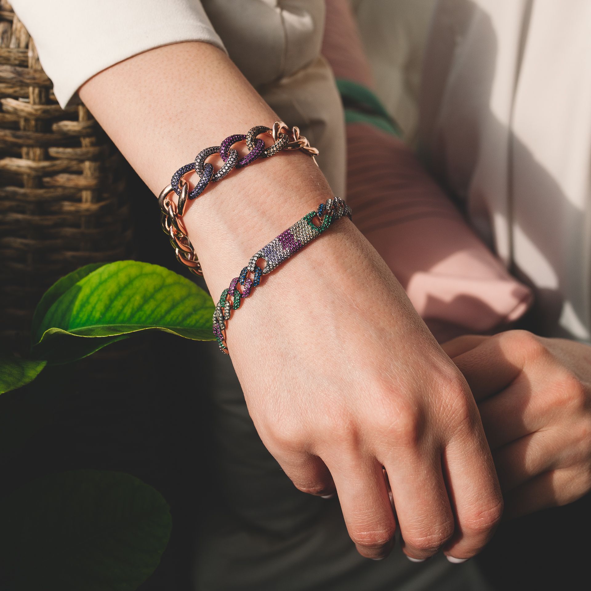 Groumette Rosa Barretta Multicolor A