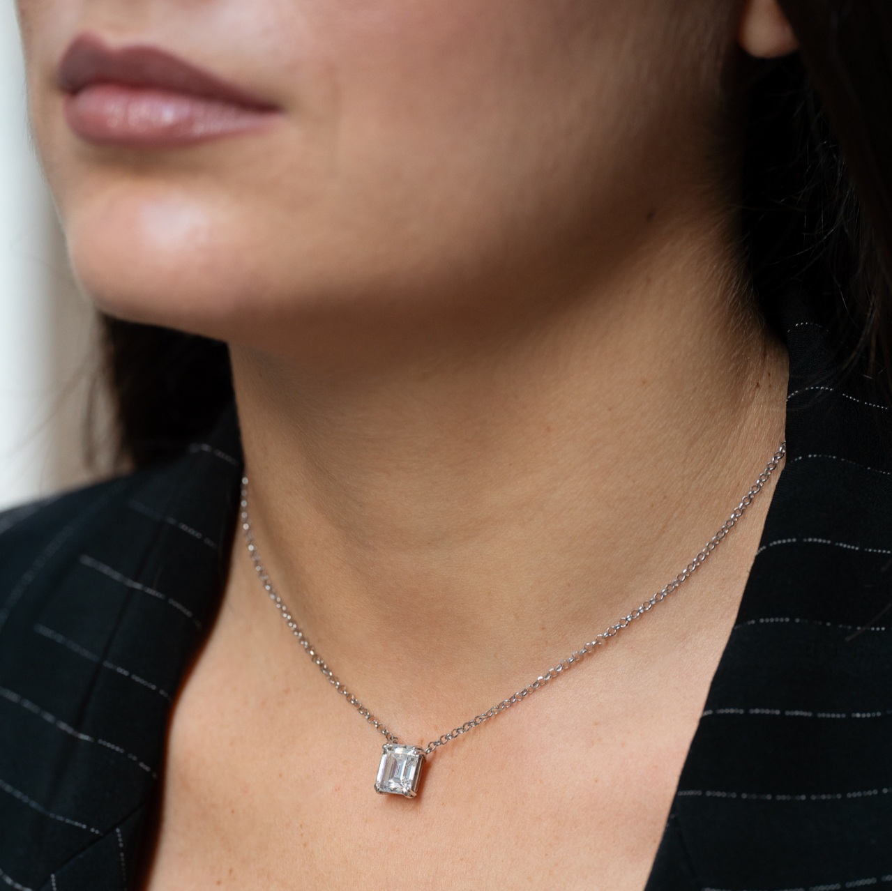 Catenina Punto Luce Smeraldo 5 carati A