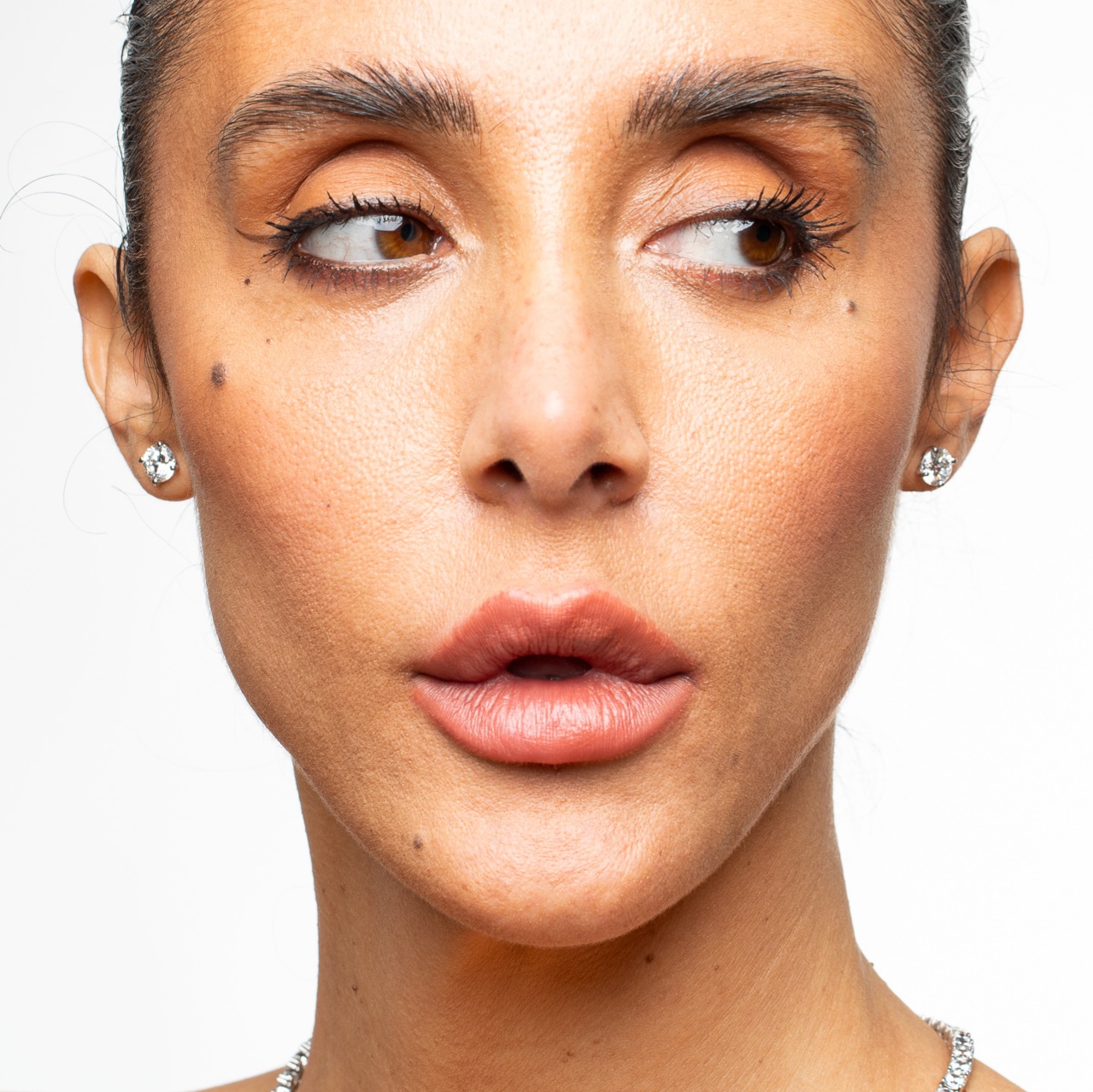 Orecchini Punto Luce Cono Diamante 2 carati B