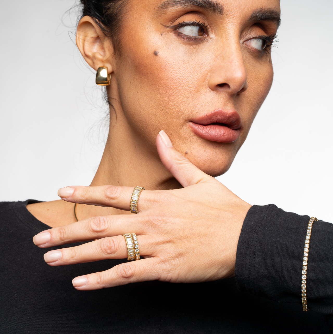 Orecchino Bold Giallo A