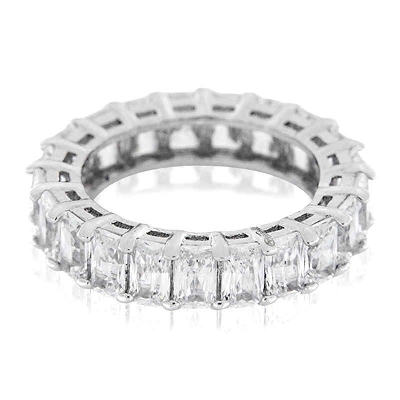 Anello Eternity Diamante Radiant Rettangolare 2