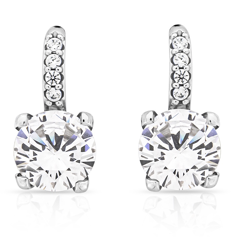 Orecchino Pendente Monachella Diamante 2 carati 1