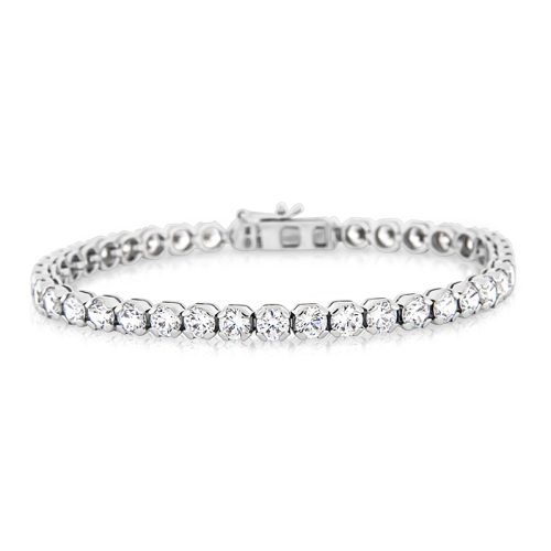Bracciale Tennis Piramide Diamante 4mm